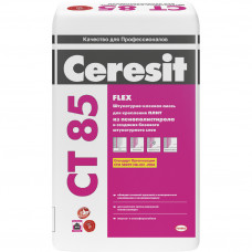 Штукатурно-клеевая смесь для пенополистирола Ceresit CT 85 (25 кг)