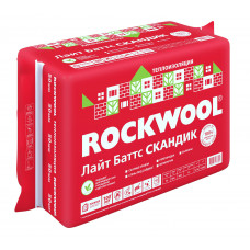 Базальтовый утеплитель Rockwool Лайт Баттс Скандик 50 мм 5.76м² 0,288м³